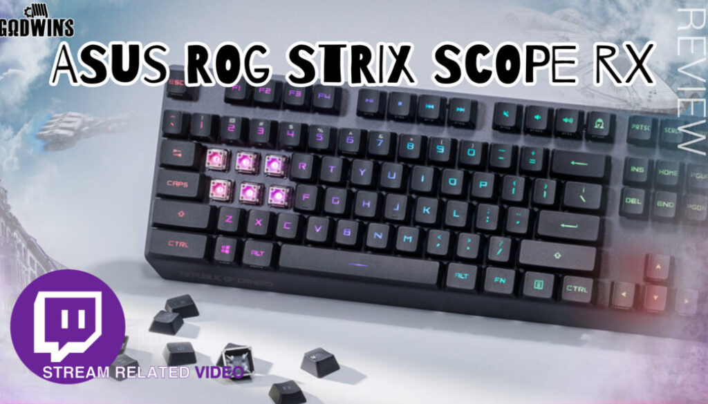 ASUS ROG STRIX SCOPE RX - Herní klávesnice