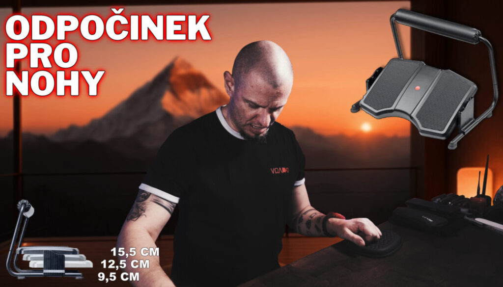 Opěrka pro nohy z Amazonu